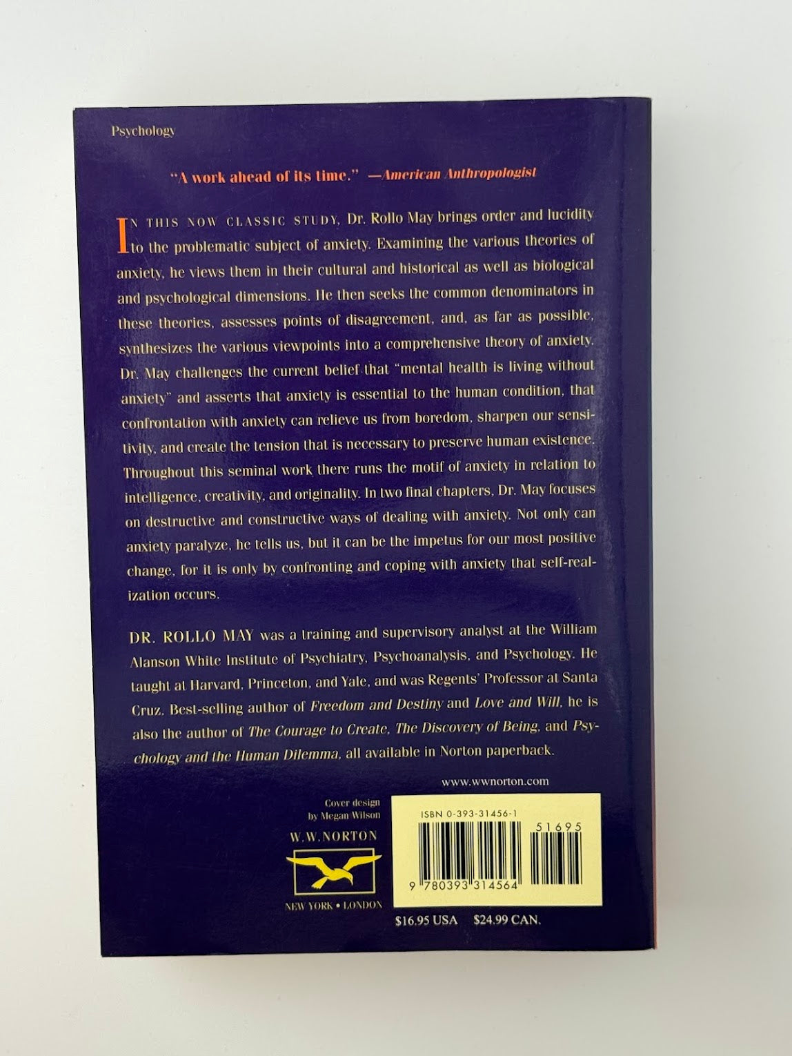The Meaning of Anxiety by Rollo May