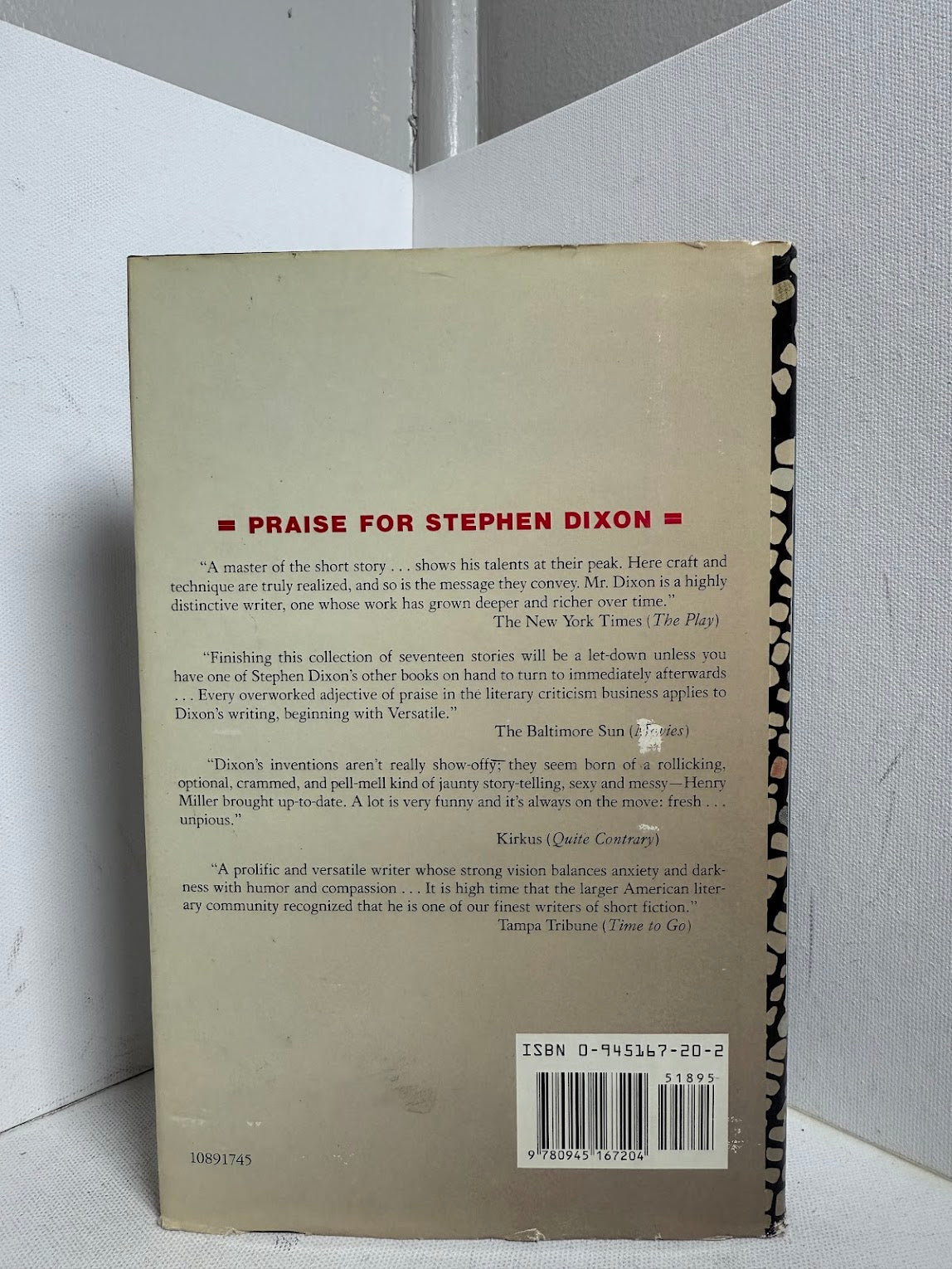 Love and Will by Stephen Dixon