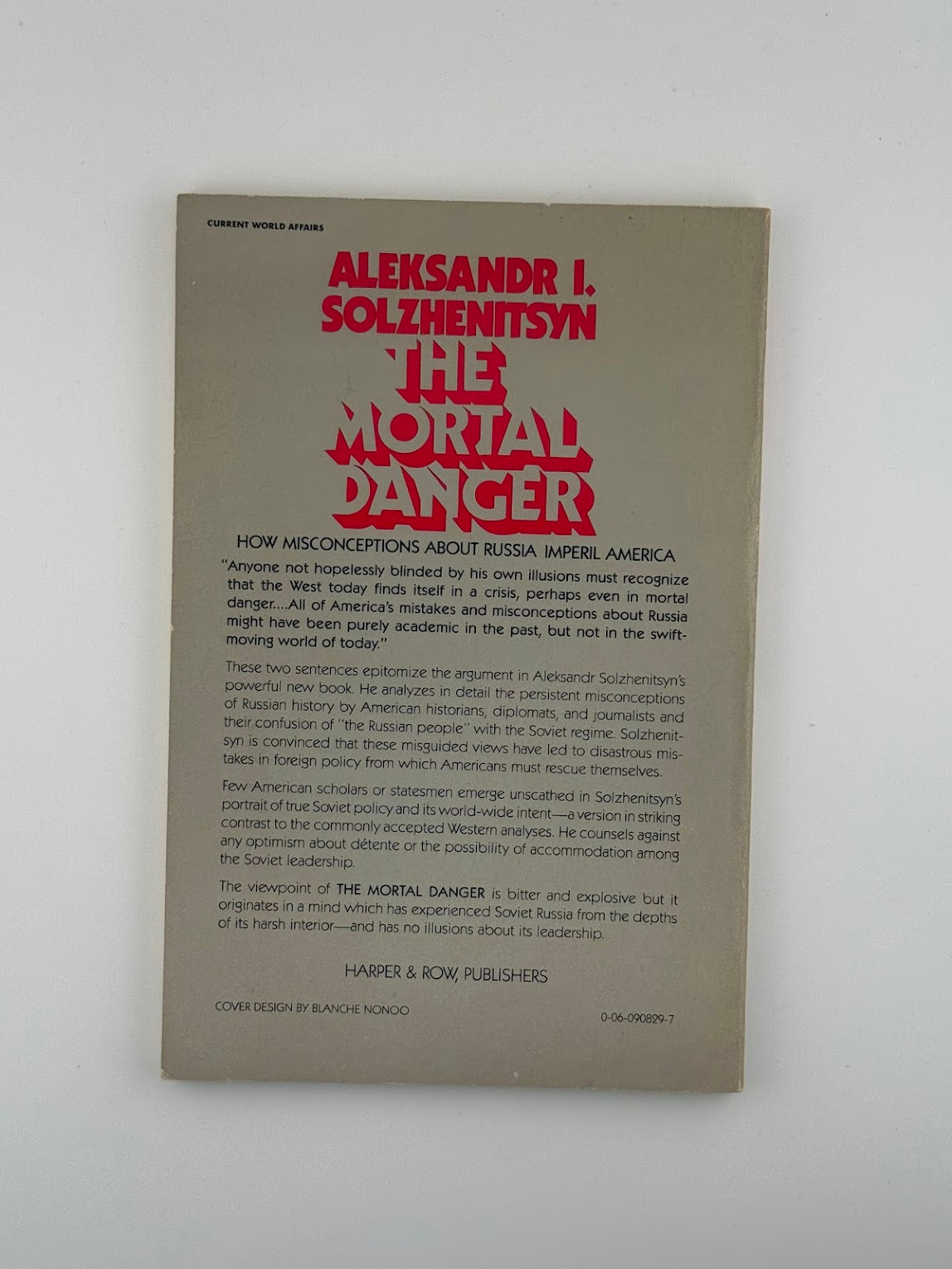 The Mortal Danger by Aleksandr Solzhenitsyn