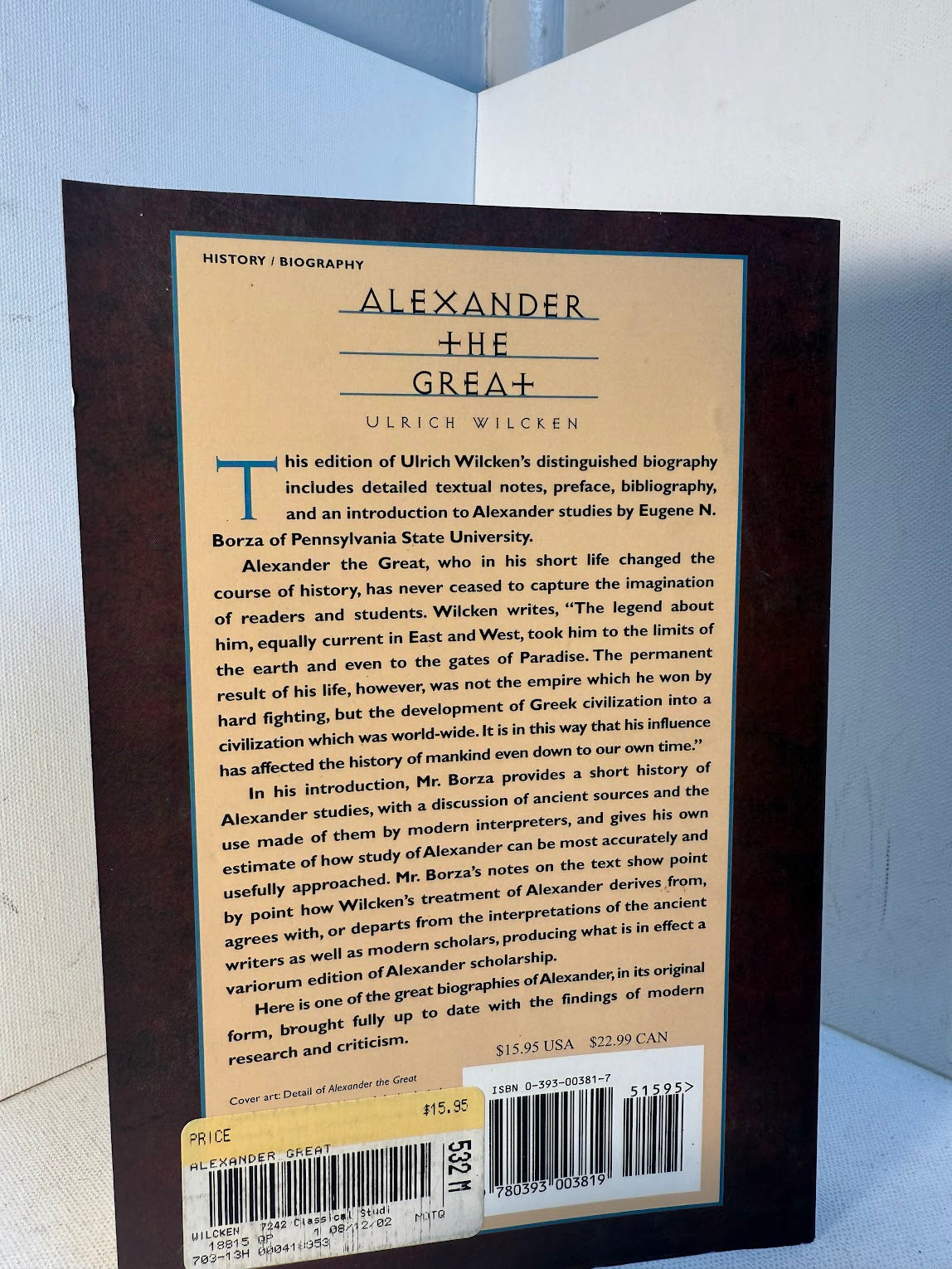 Alexander the Great by Ulrich Wilcken