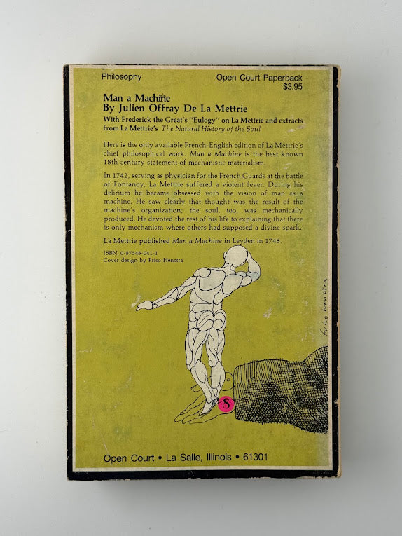 Man A Machine by Julien Offray de la Mettrie