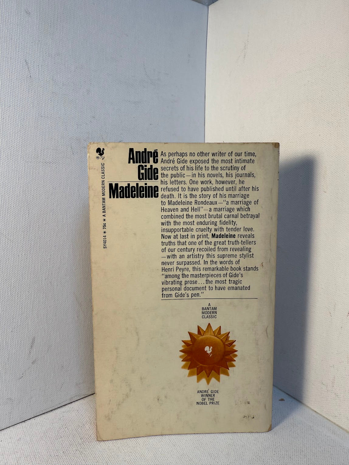 Madeleine by Andre Gide