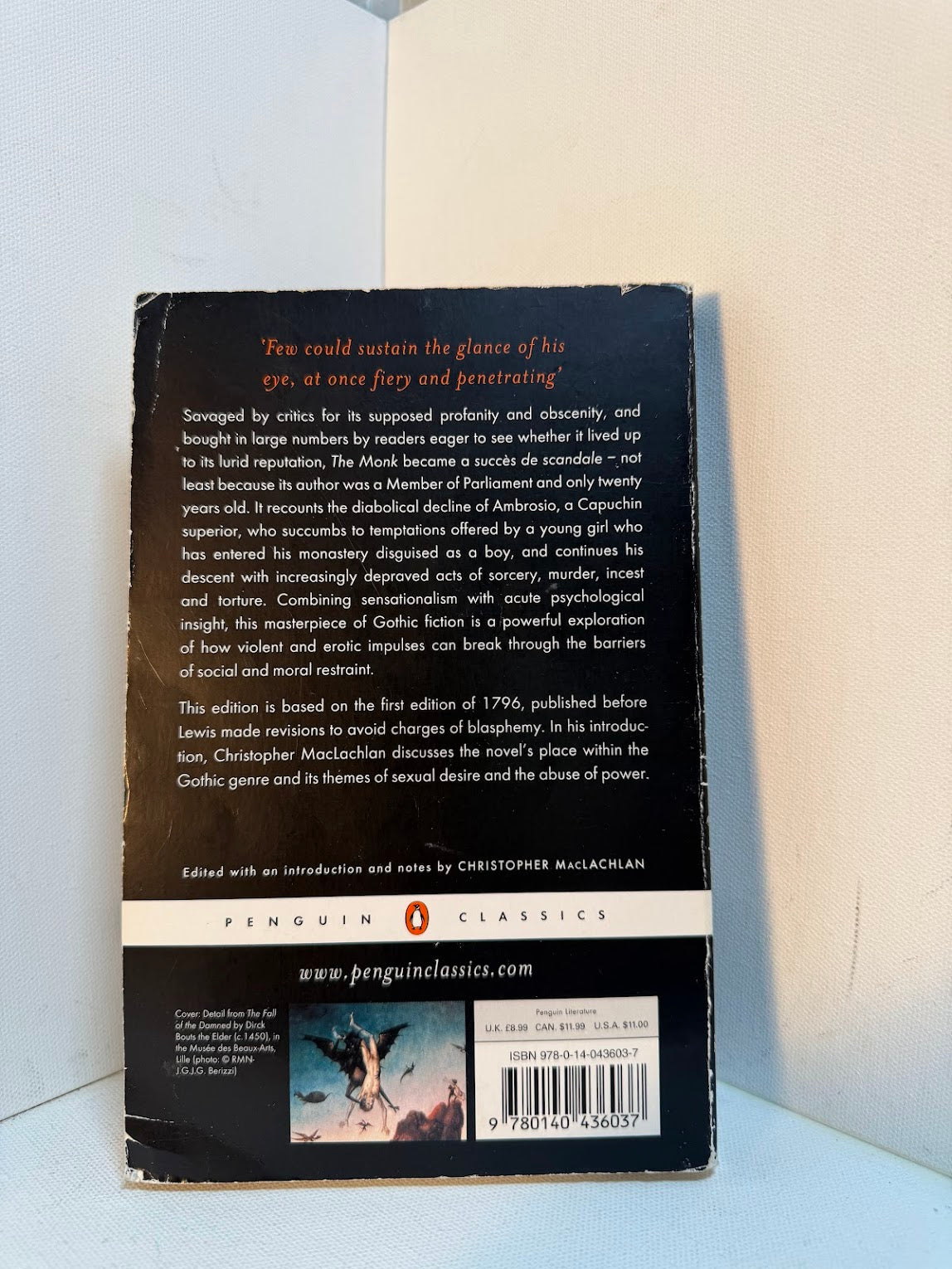 The Monk by Matthew Lewis