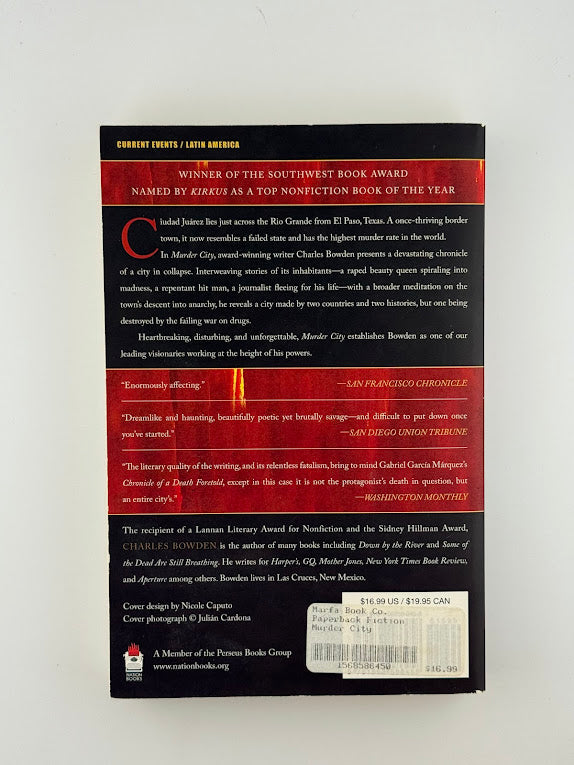 Murder City by Charles Bowden