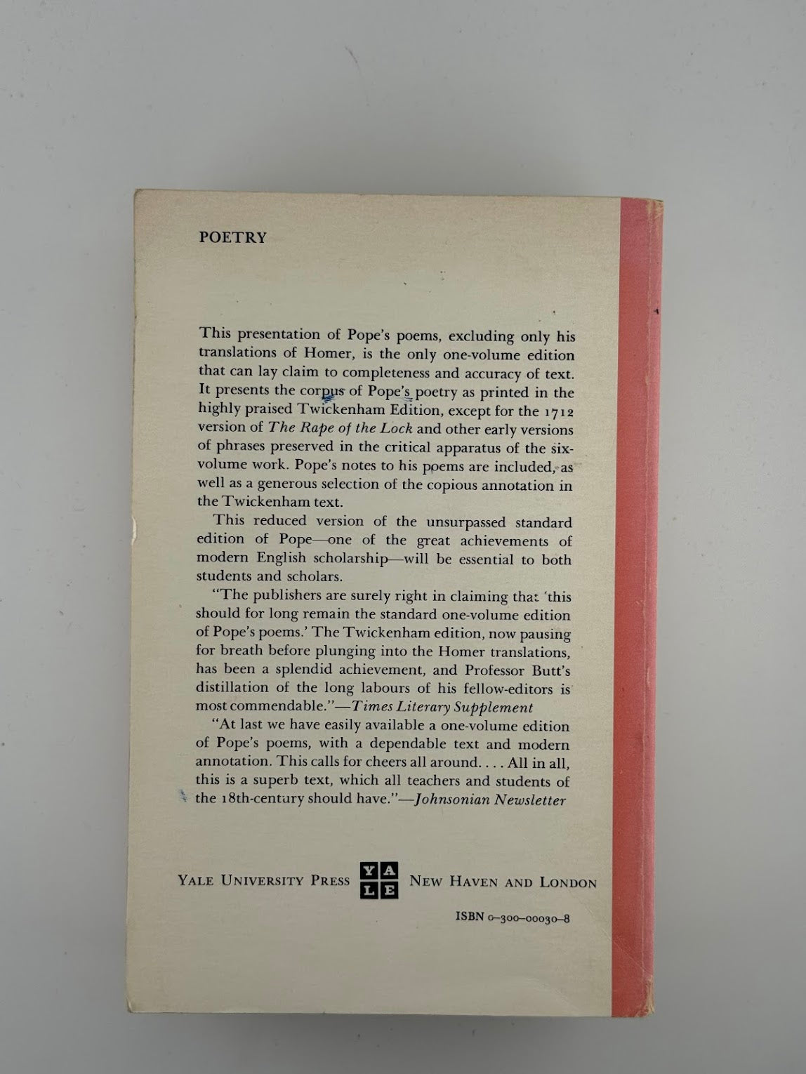 The Poems of Alexander Pope