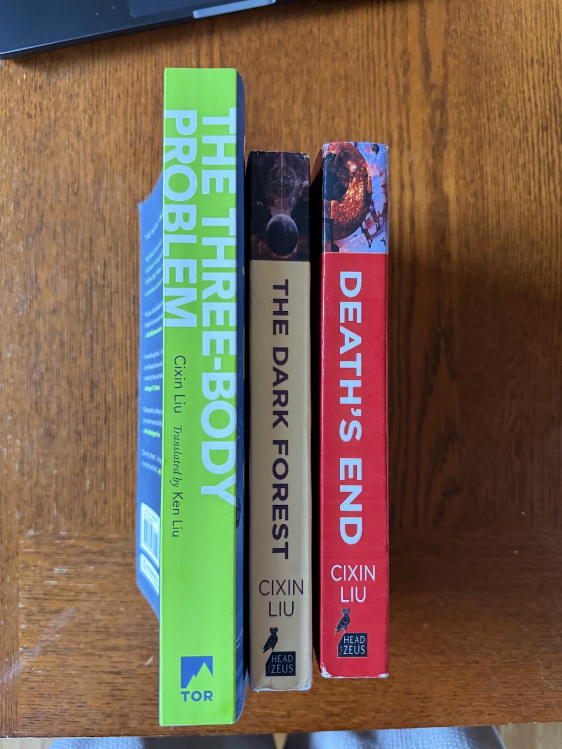 The Three Body Problem & The Dark Forest & Death's End by Cixin Liu