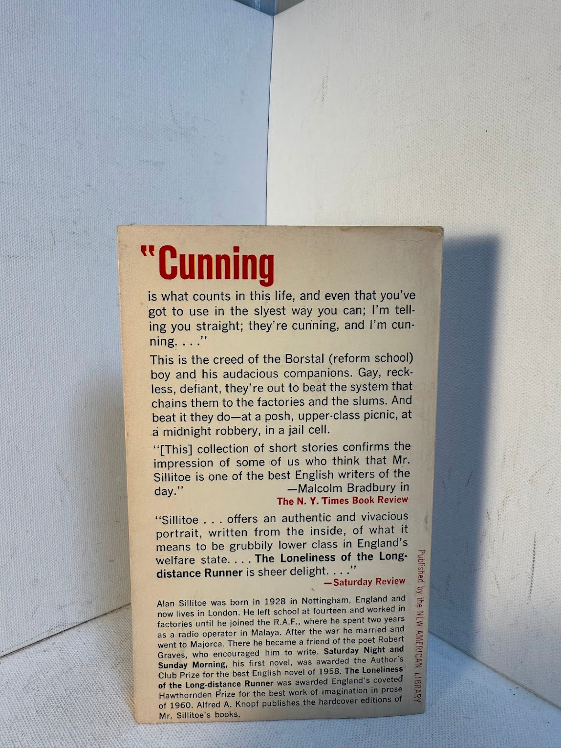 The Loneliness of the Long Distance Runner by Alan Sillitoe