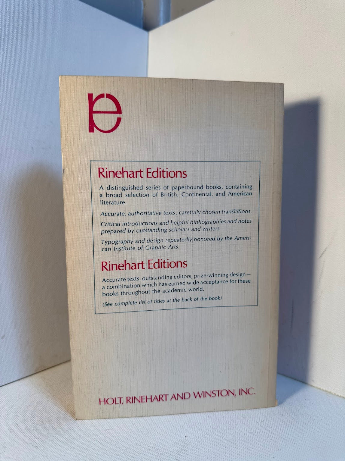 An Anthology of Roman Drama edited by Philip Whaley Harsh