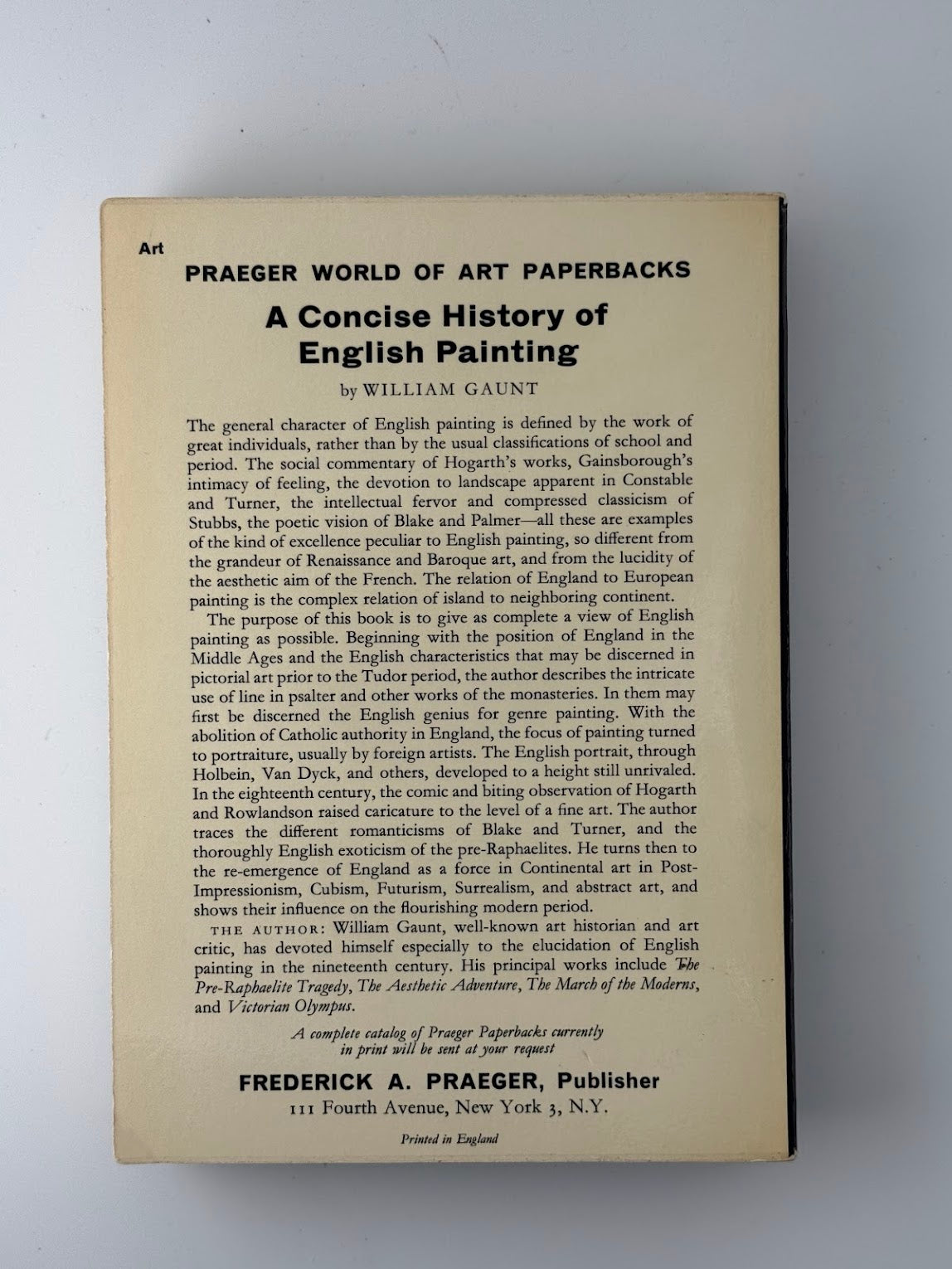 A Concise History of English Paining by William Gaunt