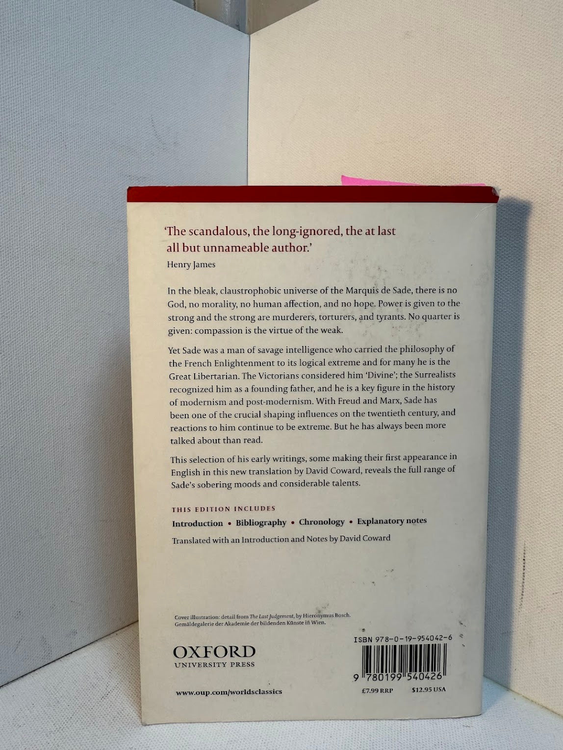 The Misfortunes of Virtue by Marquis De Sade