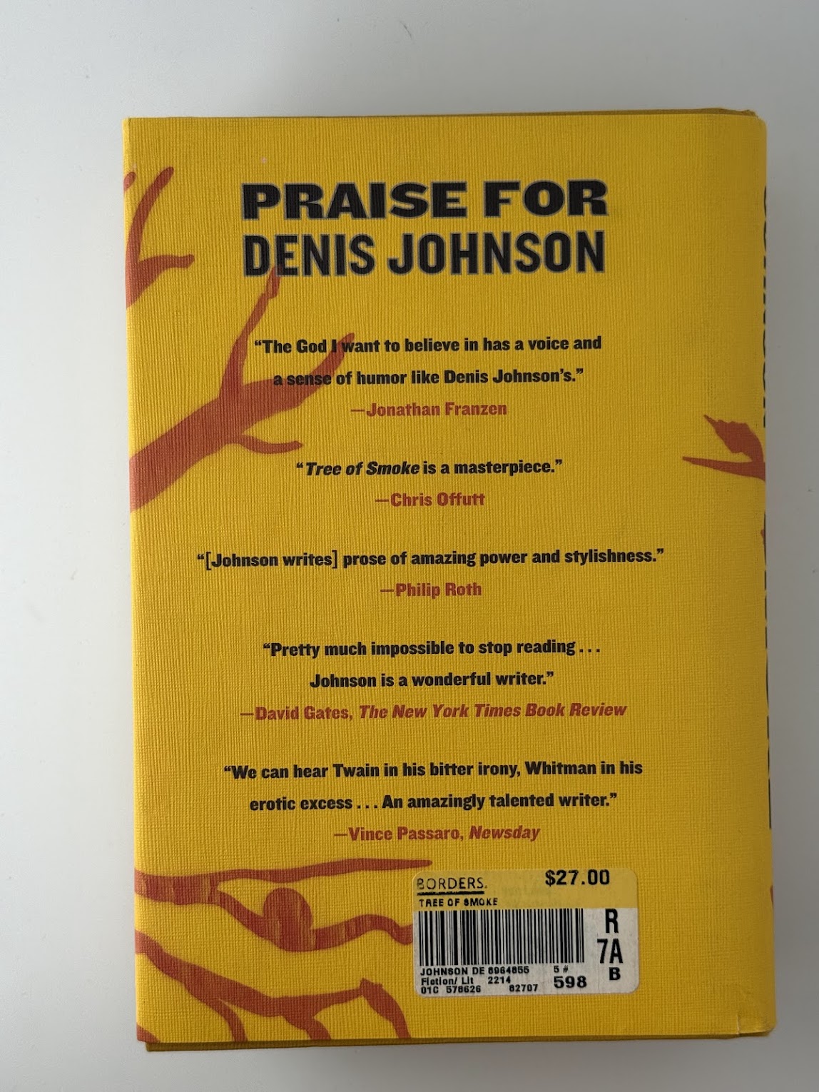 Tree of Smoke by Denis Johnson