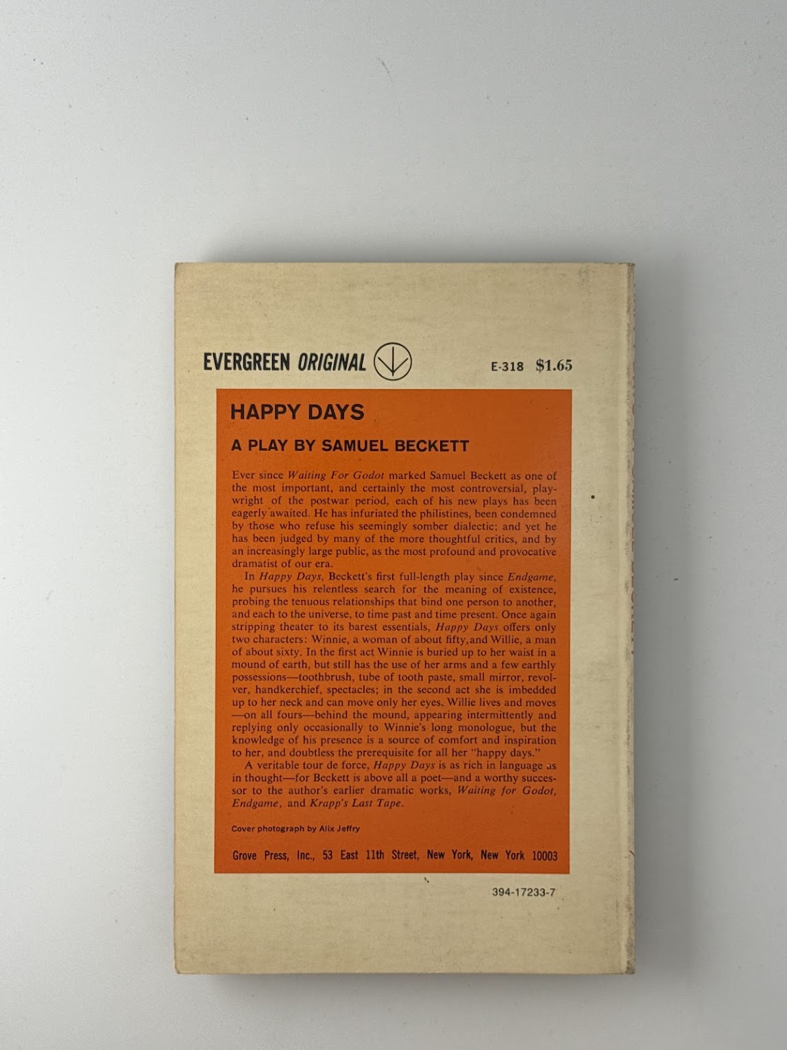 Happy Days by Samuel Beckett