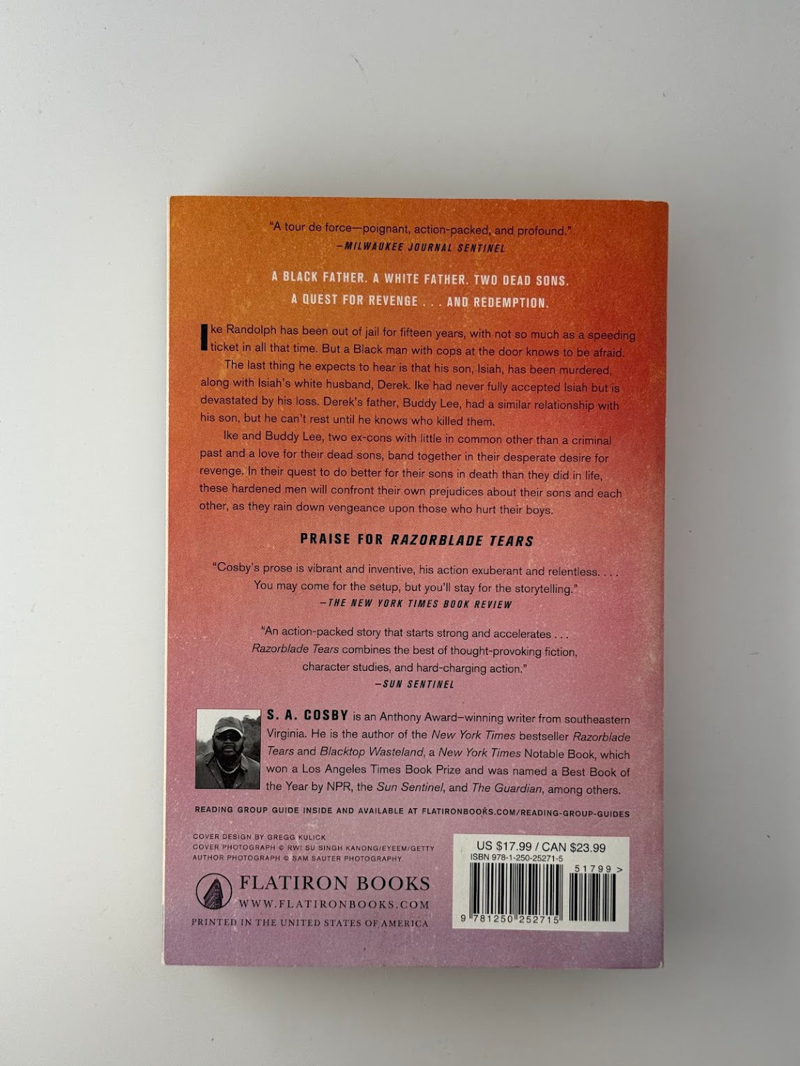 Razorblade Tears by S.A. Cosby