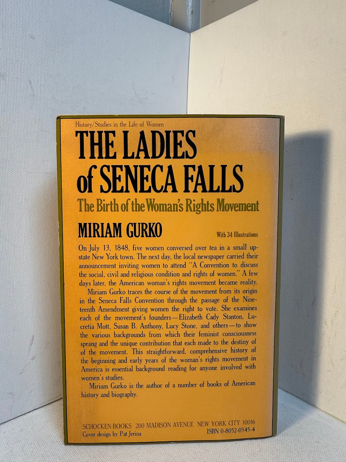 The Ladies of Seneca Falls by Miriam Gurko