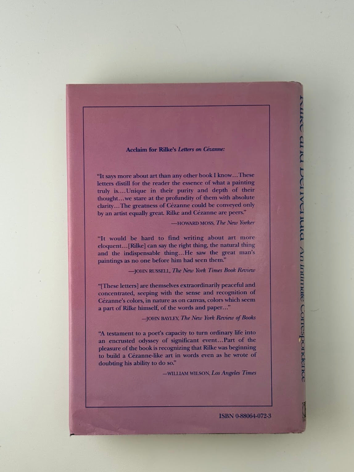 Rilke and Benvenuta - An Intimate Correspondence
