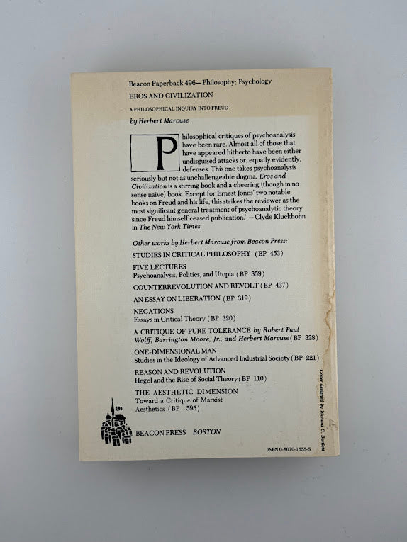 Eros and Civilization by Herbert Marcuse