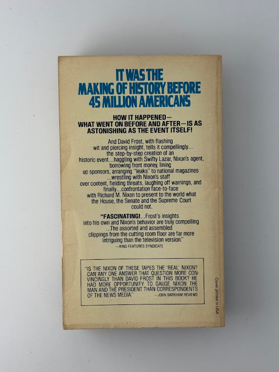 Behind the Scenes of the Nixon Interviews by David Frost
