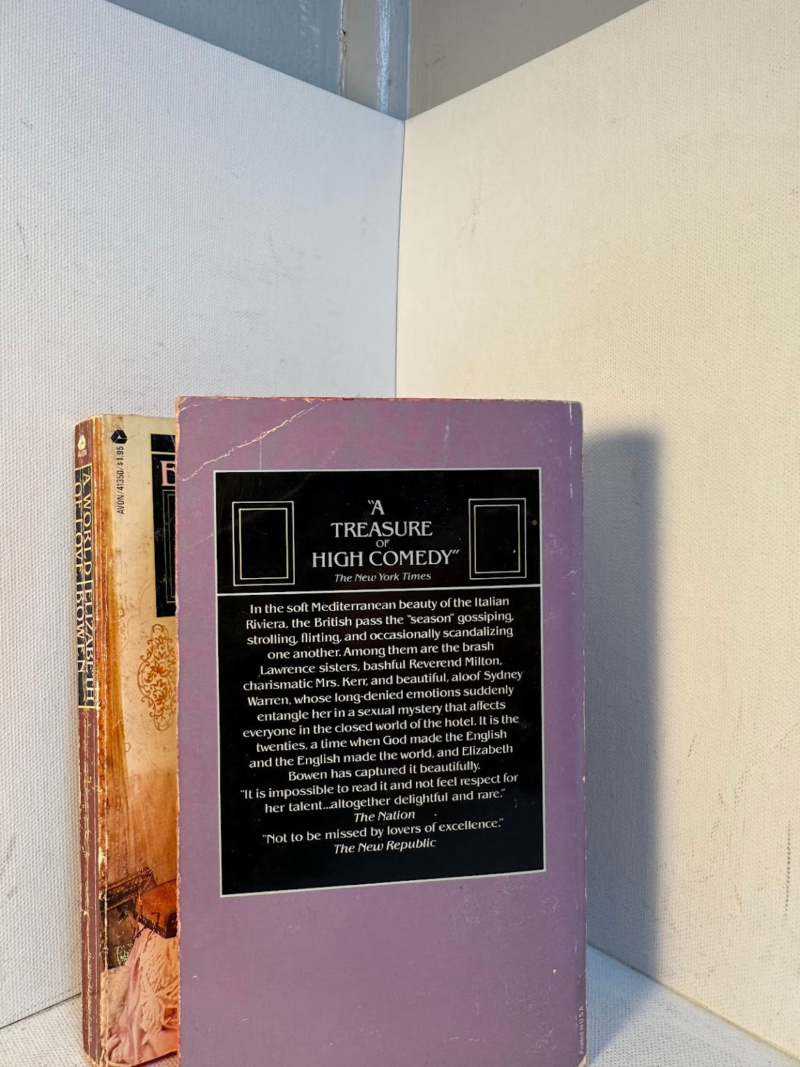 The Hotel & A World of Love by Elizabeth Bowen