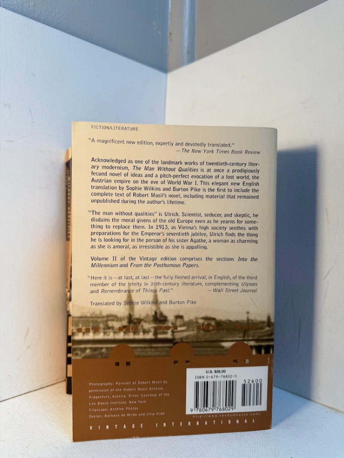 The Man Without Qualities by Robert Musil