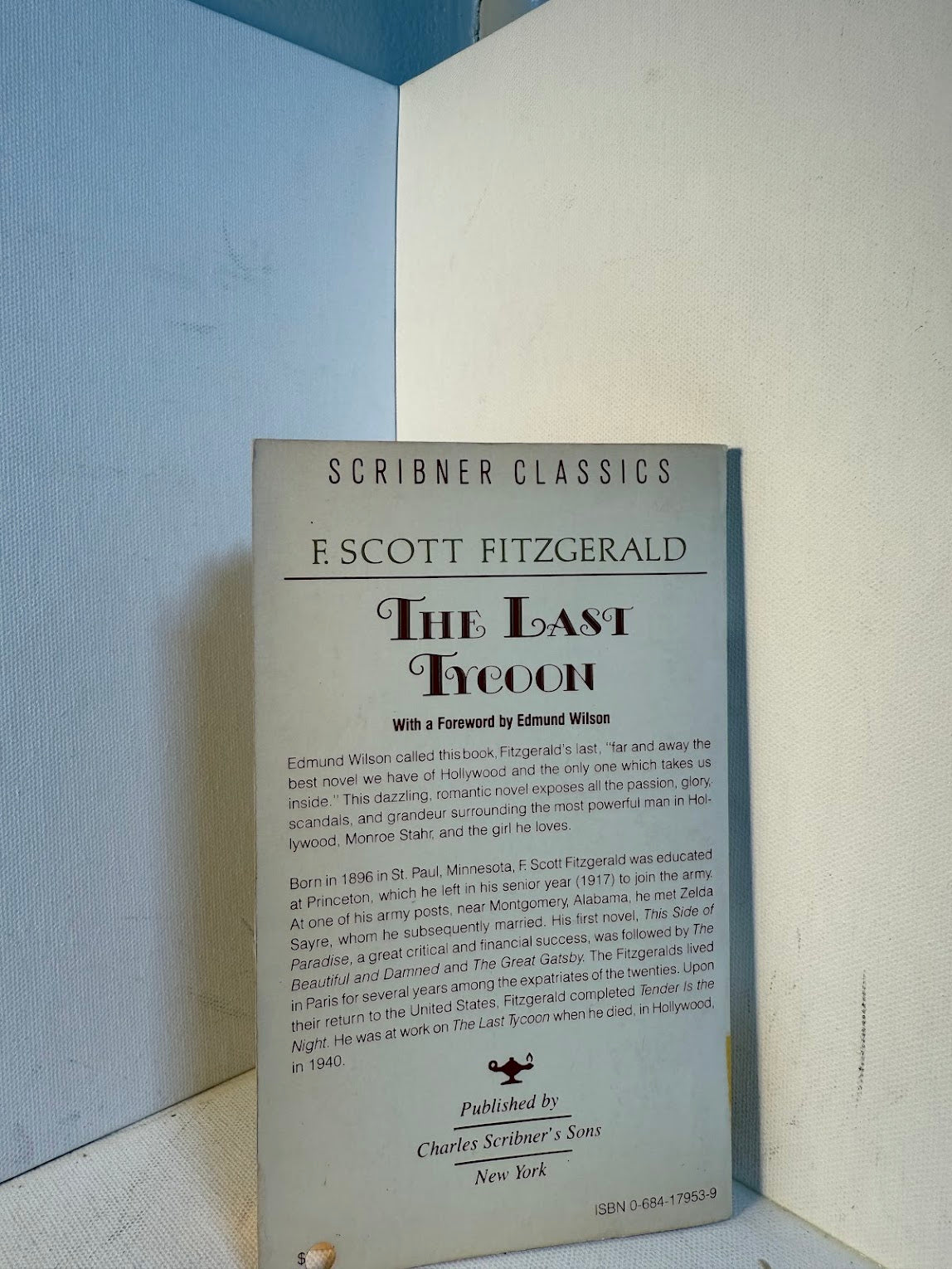 The Last Tycoon by F. Scott Fitzgerald