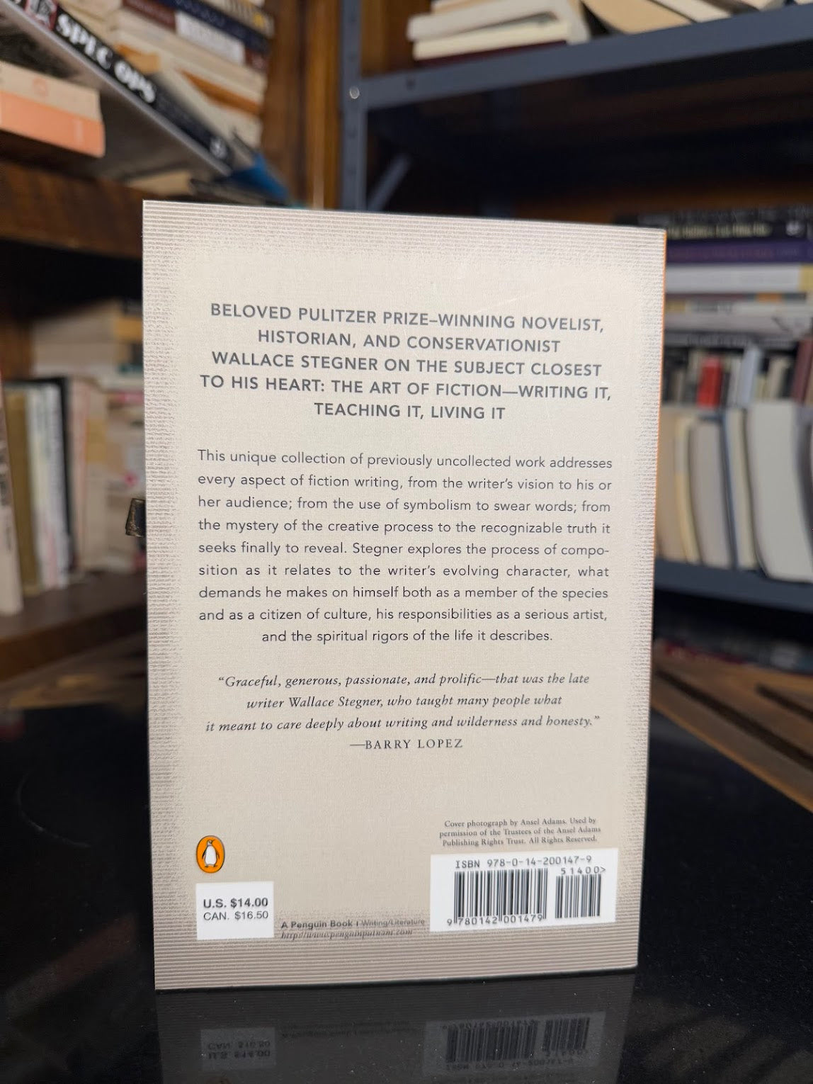On Teaching and Writing Fiction by Wallace Stegner