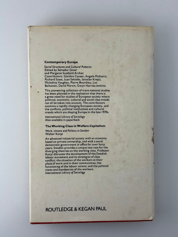 The Social Democratic Image of Society by Francis G. Castles