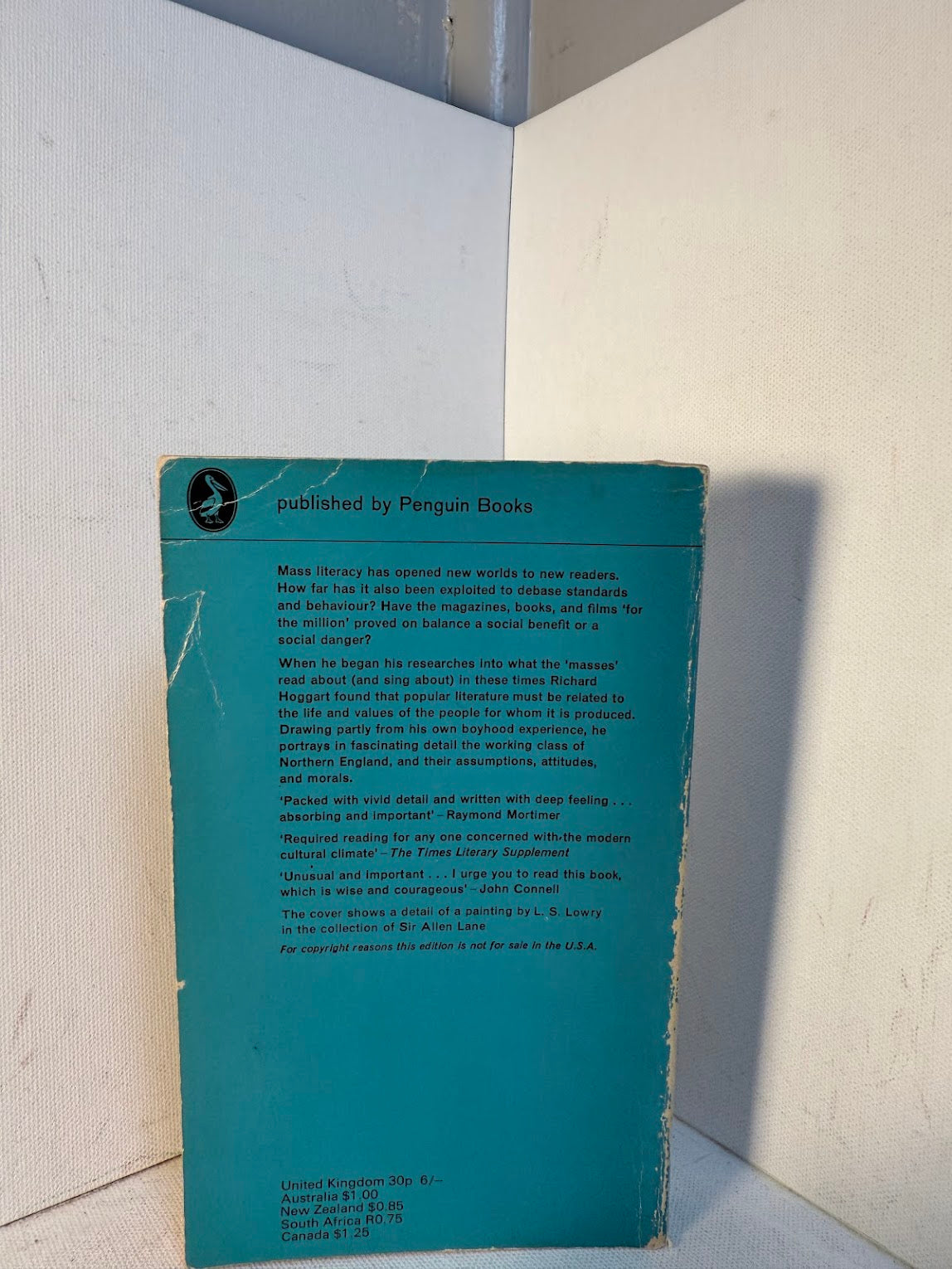 The Uses of Literacy by Richard Hoggart