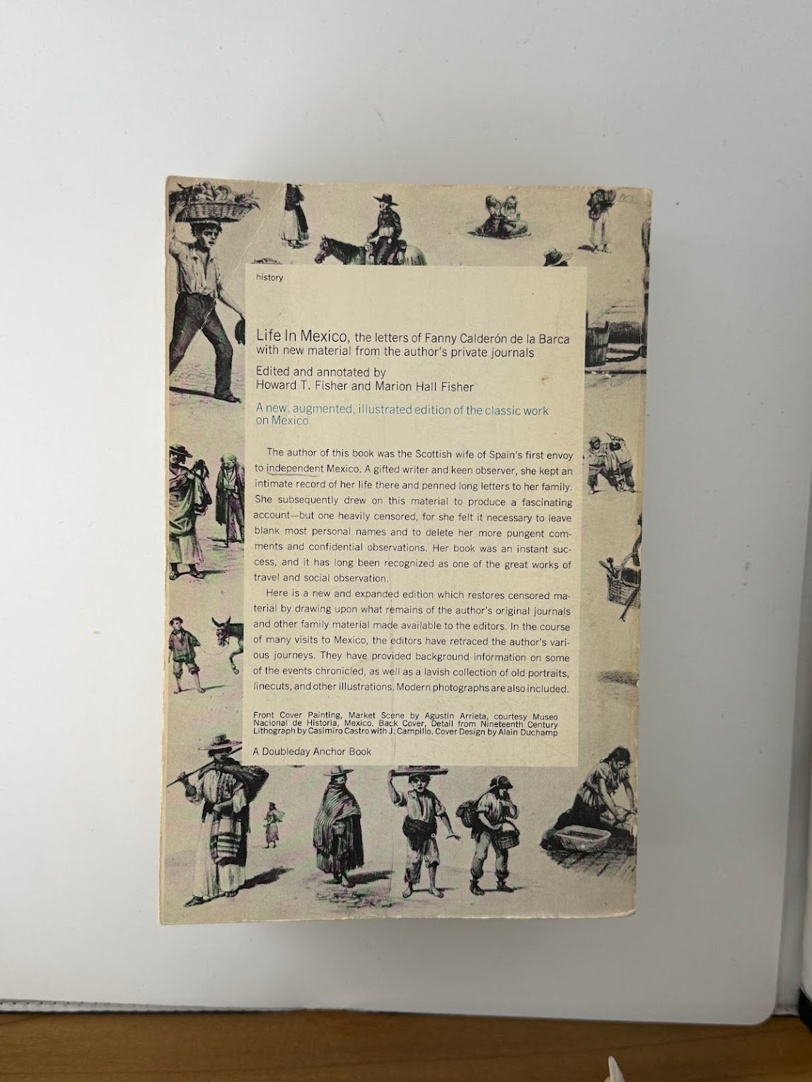 Life in Mexico - The Letters of Fanny Calderon de la Barca edited by Howard T. Fisher and Marion Hall Fisher