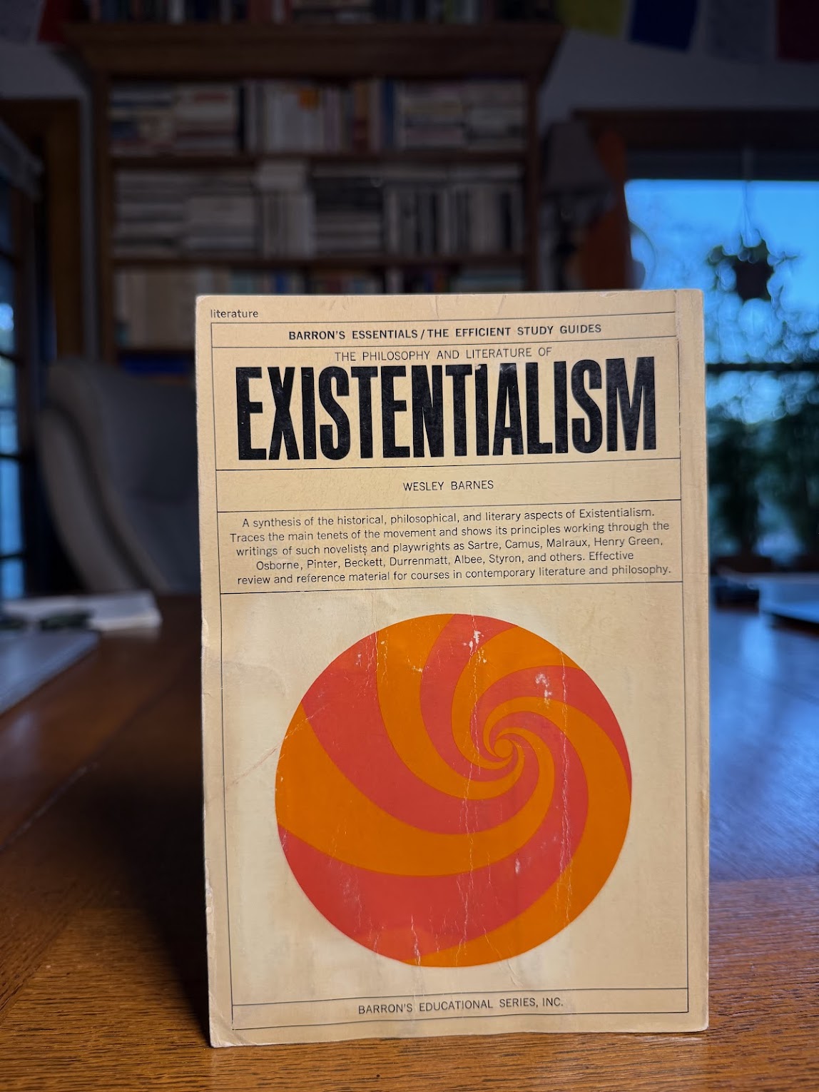 The Philosophy and Literature of Existentialism by Wesley Barnes
