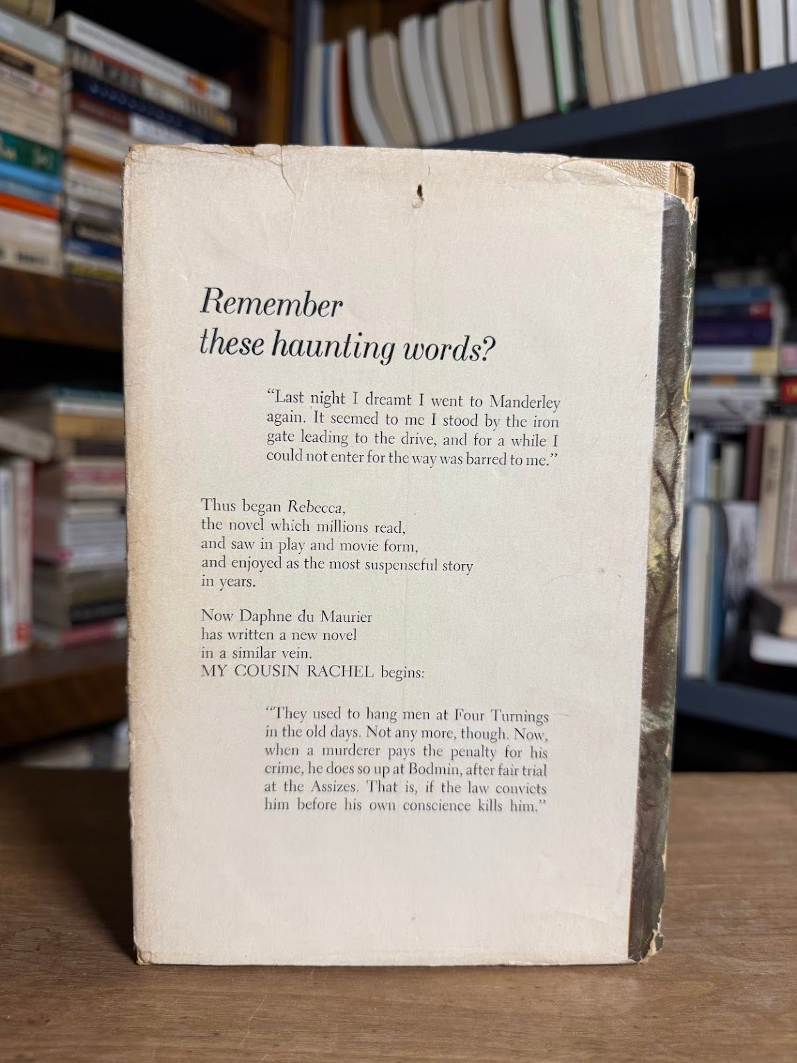 My Cousin Rachel by Daphne Du Maurier