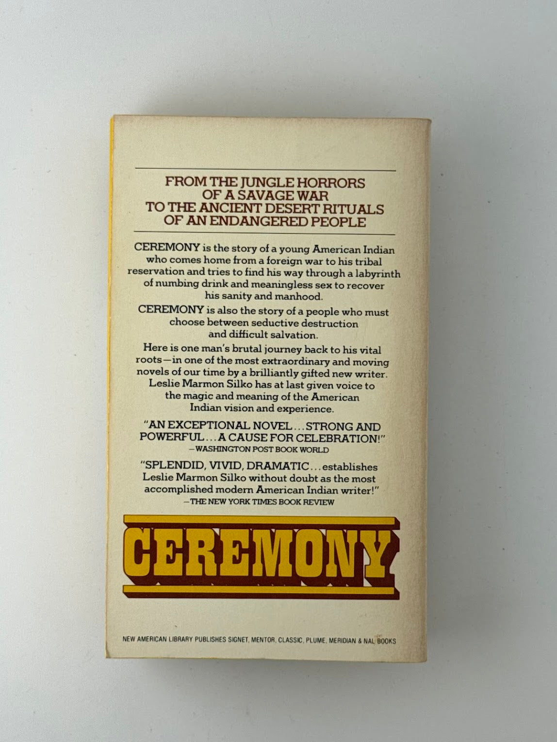 Ceremony by Leslie Marmon Silko