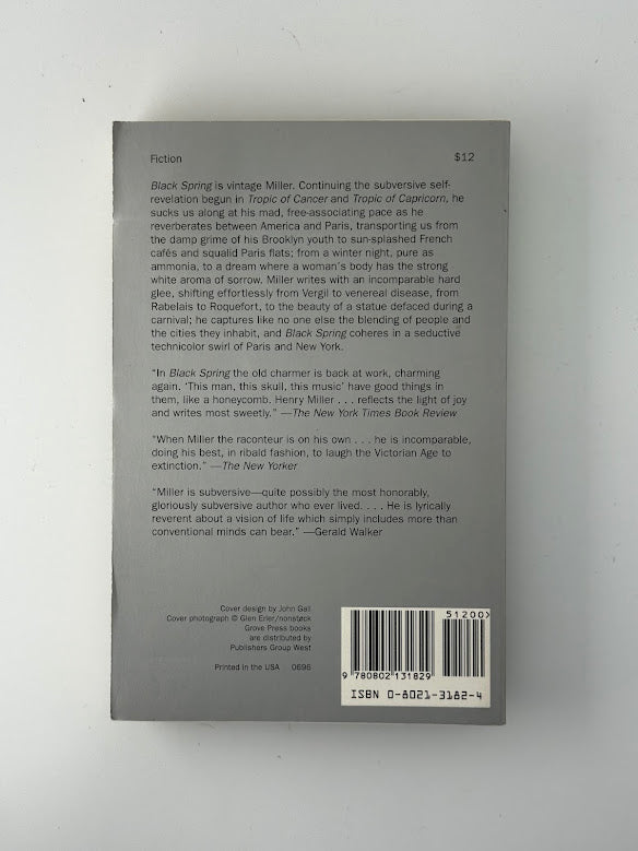 Black Spring by Henry Miller