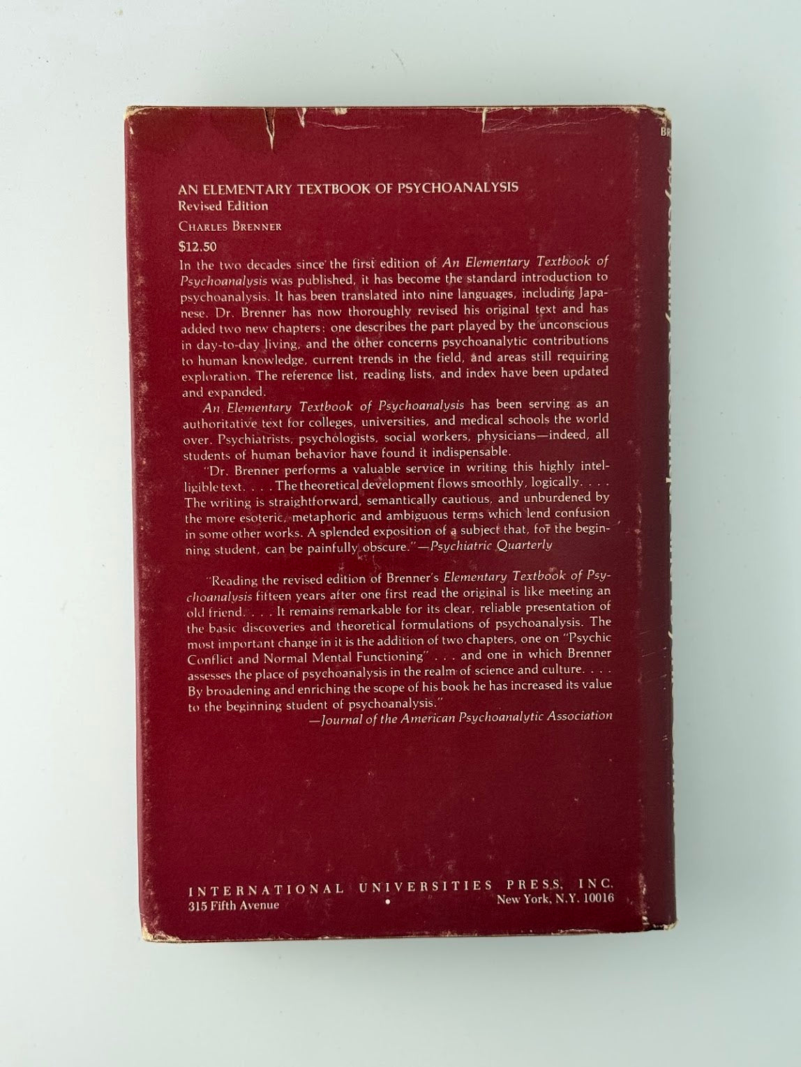 Psychoanalytic Technique and Psychic Conflict by Charles Brenner