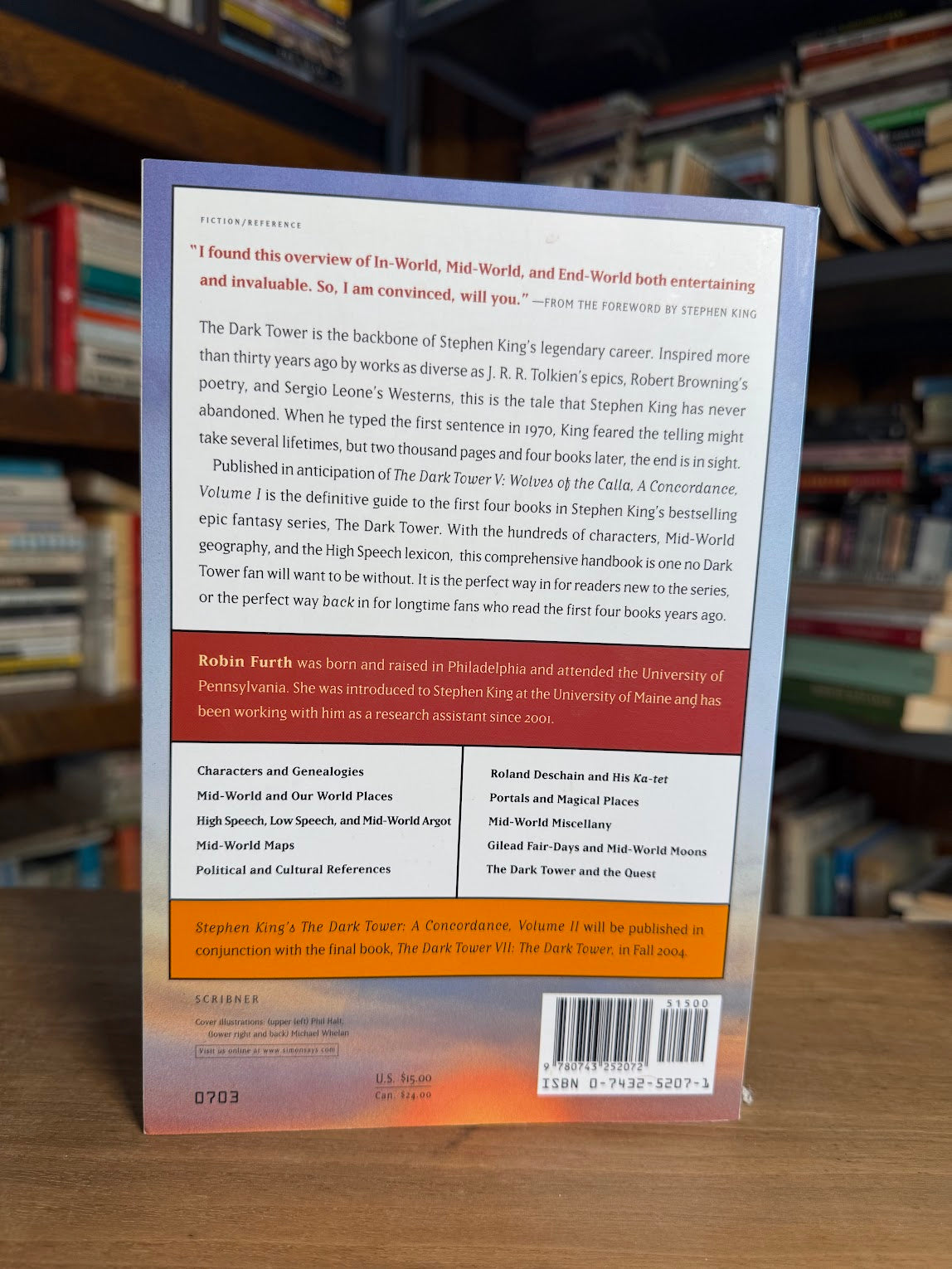 Stephen King's The Dark Tower - A Concordance by Robin Furth