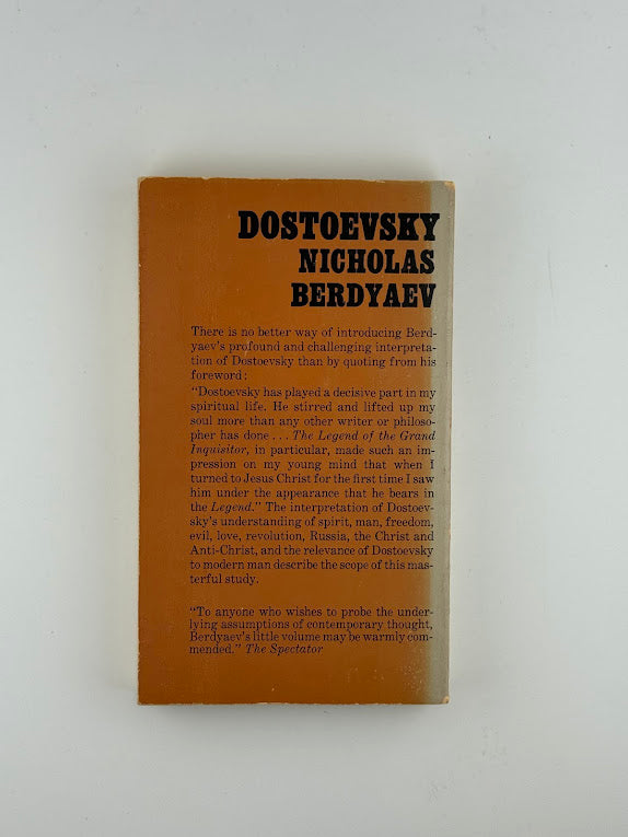 Dostoevsky by Nicholas Berdyaev