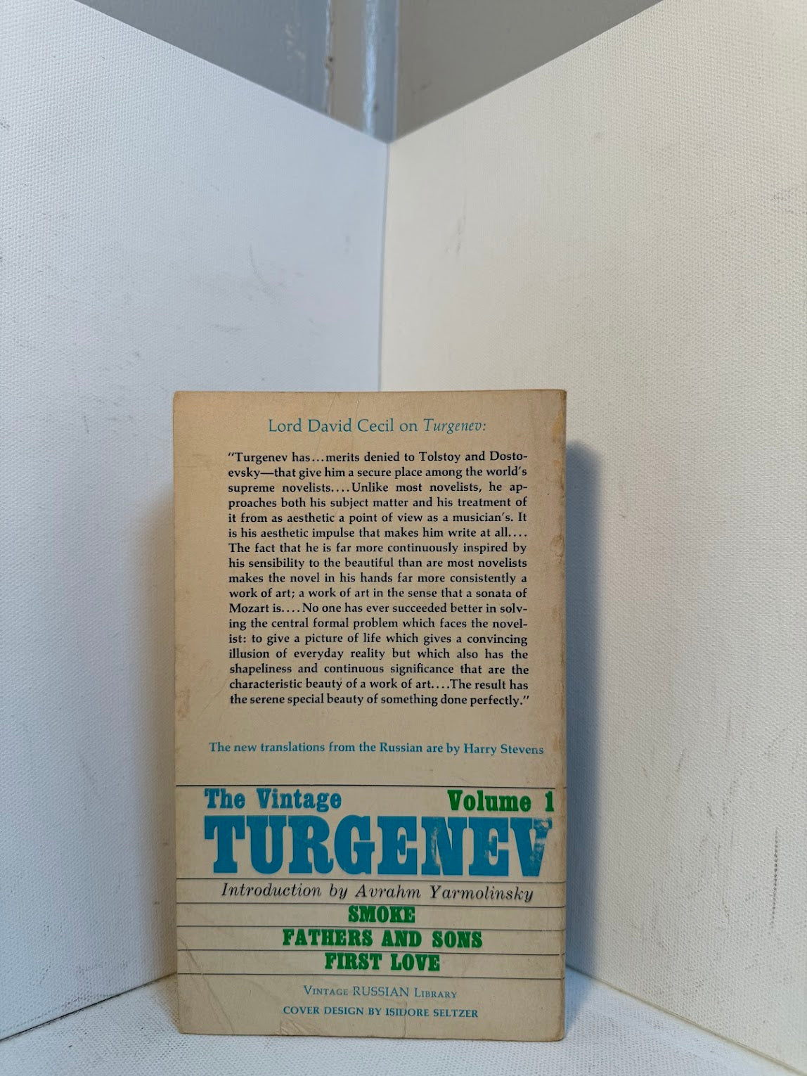 The Vintage Turgenev Volume 1