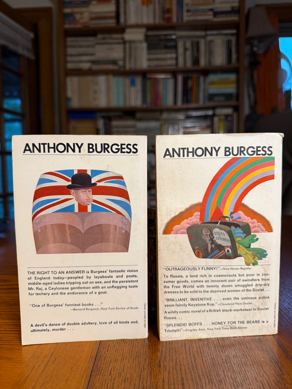 The Right to an Answer & Honey for the Bears by Anthony Burgess