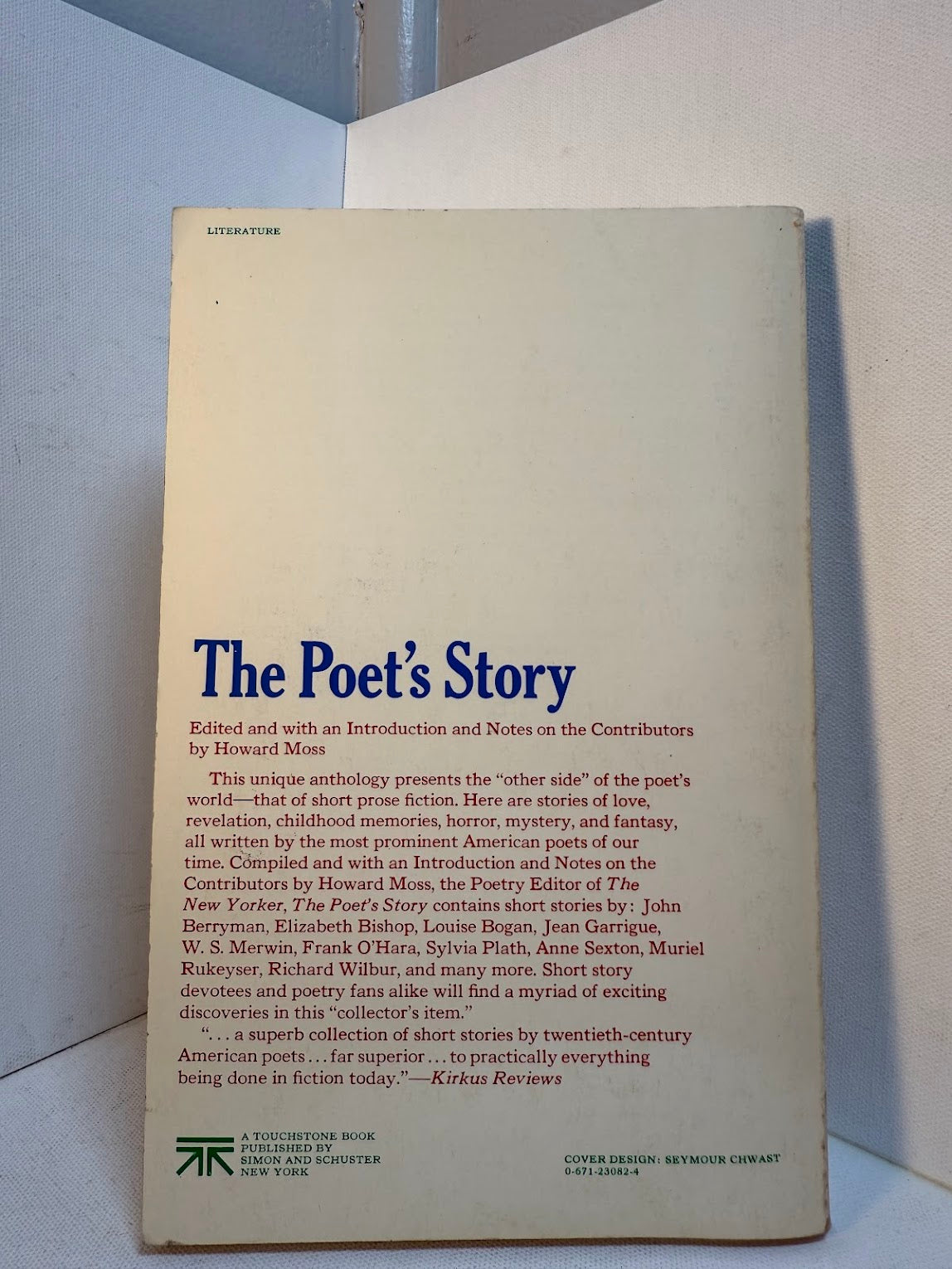 The Poet's Story edited by Howard Moss
