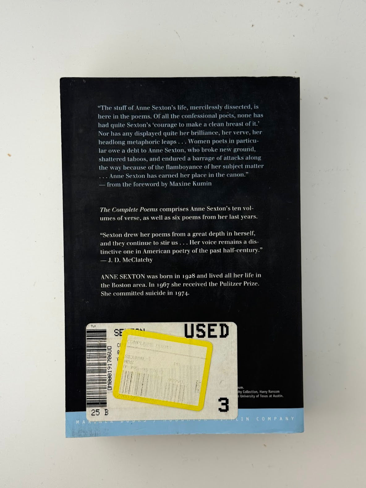 The Complete Poems of Anne Sexton
