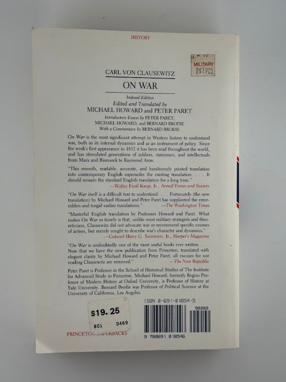 On War by Carl Von Clausewitz