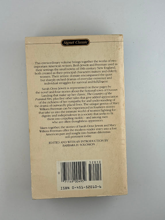 Short Fiction of Sarah Orne Jewett and Mary Wilkins Freeman
