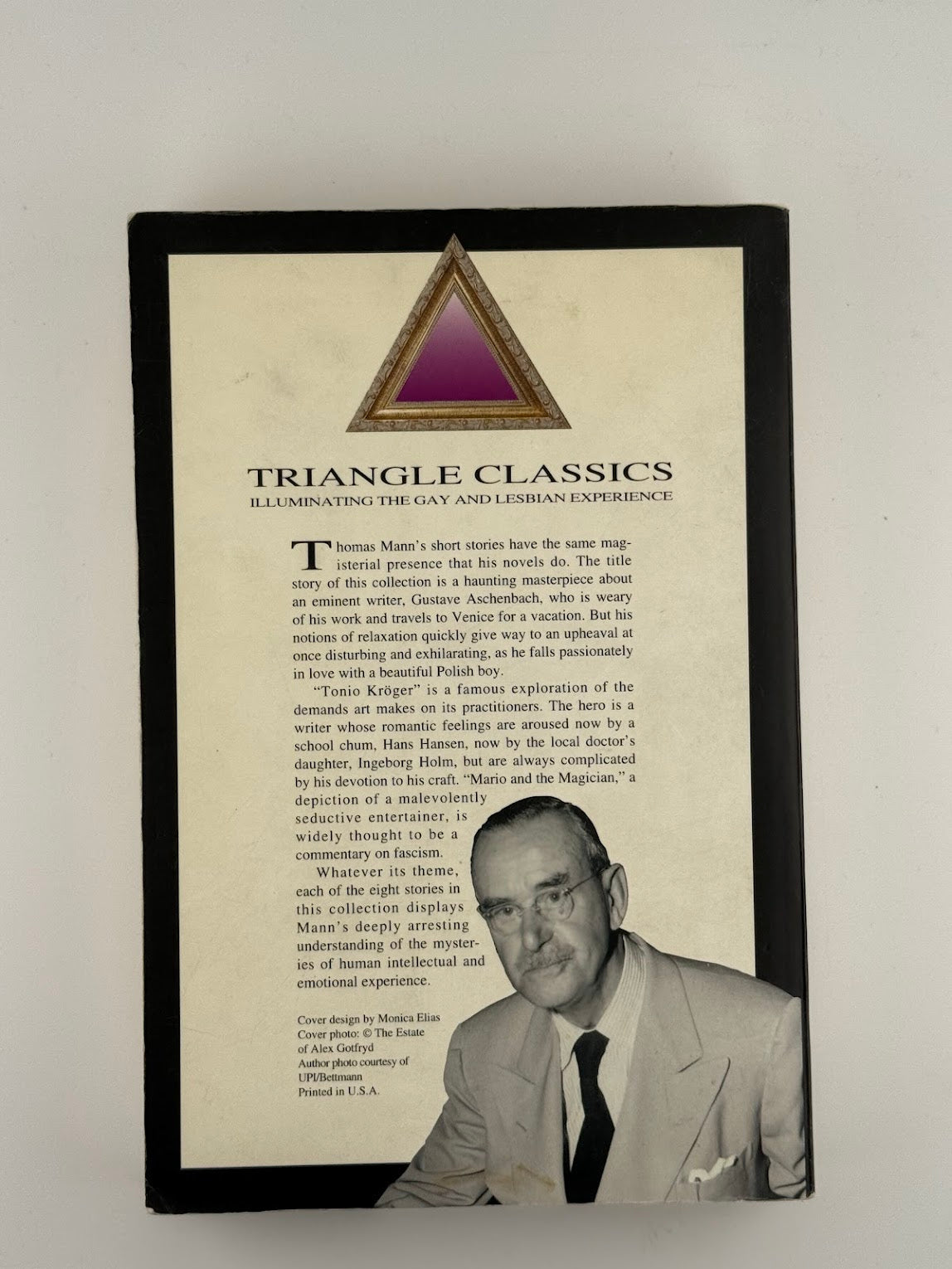 Death in Venice and Seven Other Stories by Thomas Mann