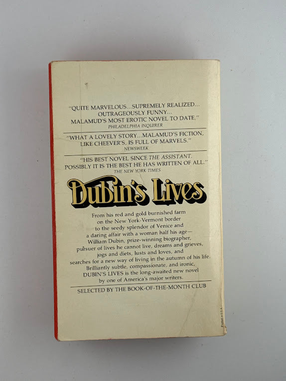 Dubin's Lives by Bernard Malamud
