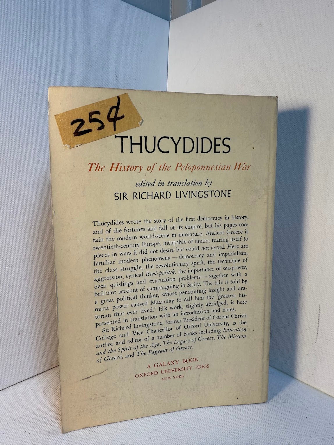 The History of the Peloponnesian War by Thucydides