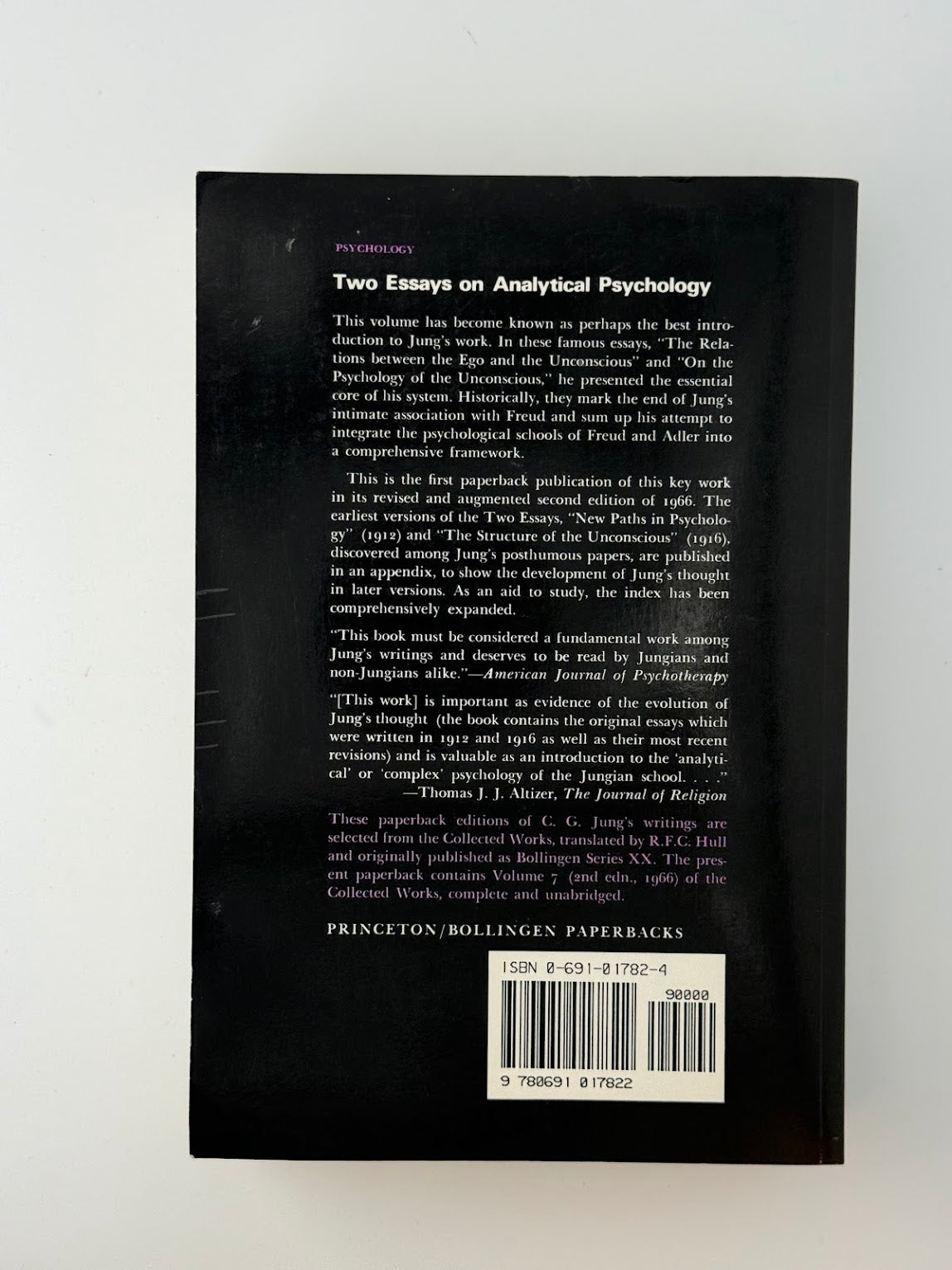 Two Essays on Analytical Psychology by C.G. Jung