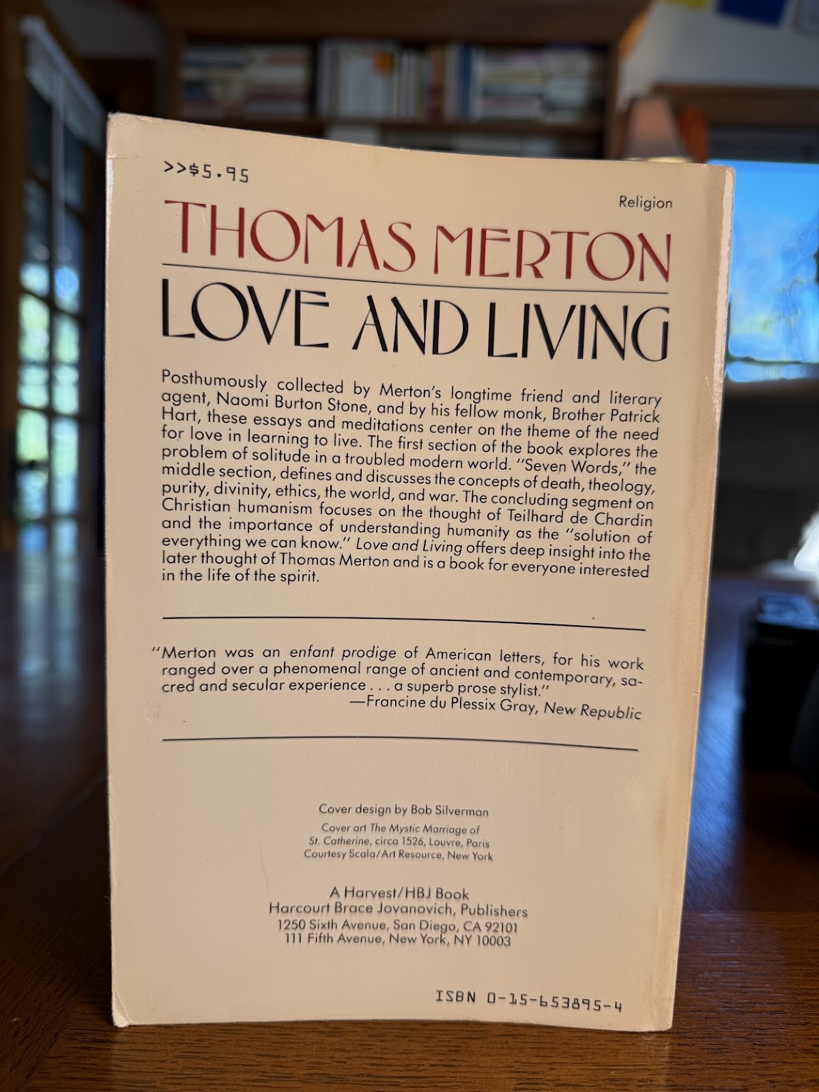 Love and Living by Thomas Merton