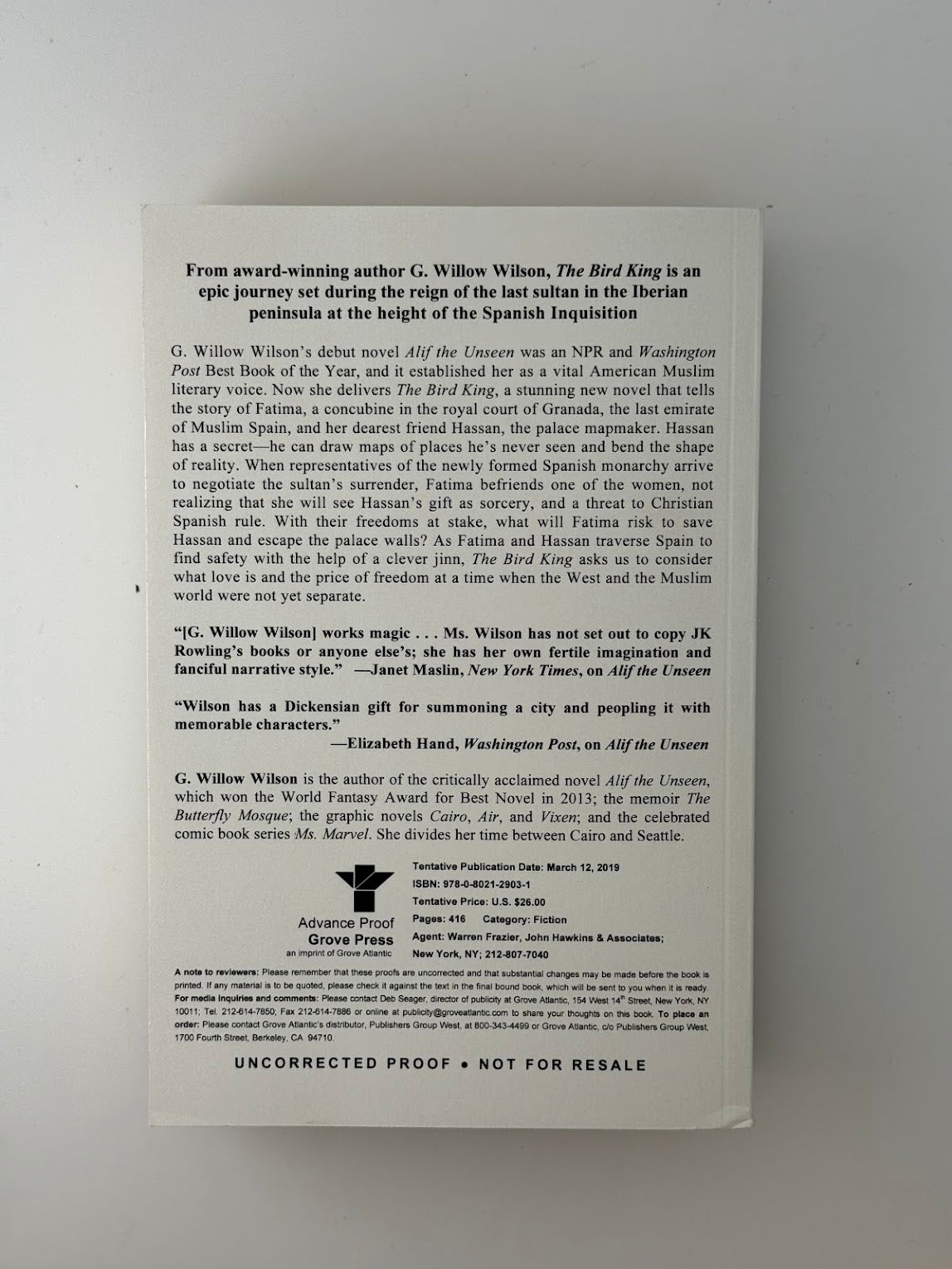 The Bird King by G. Willow Wilson