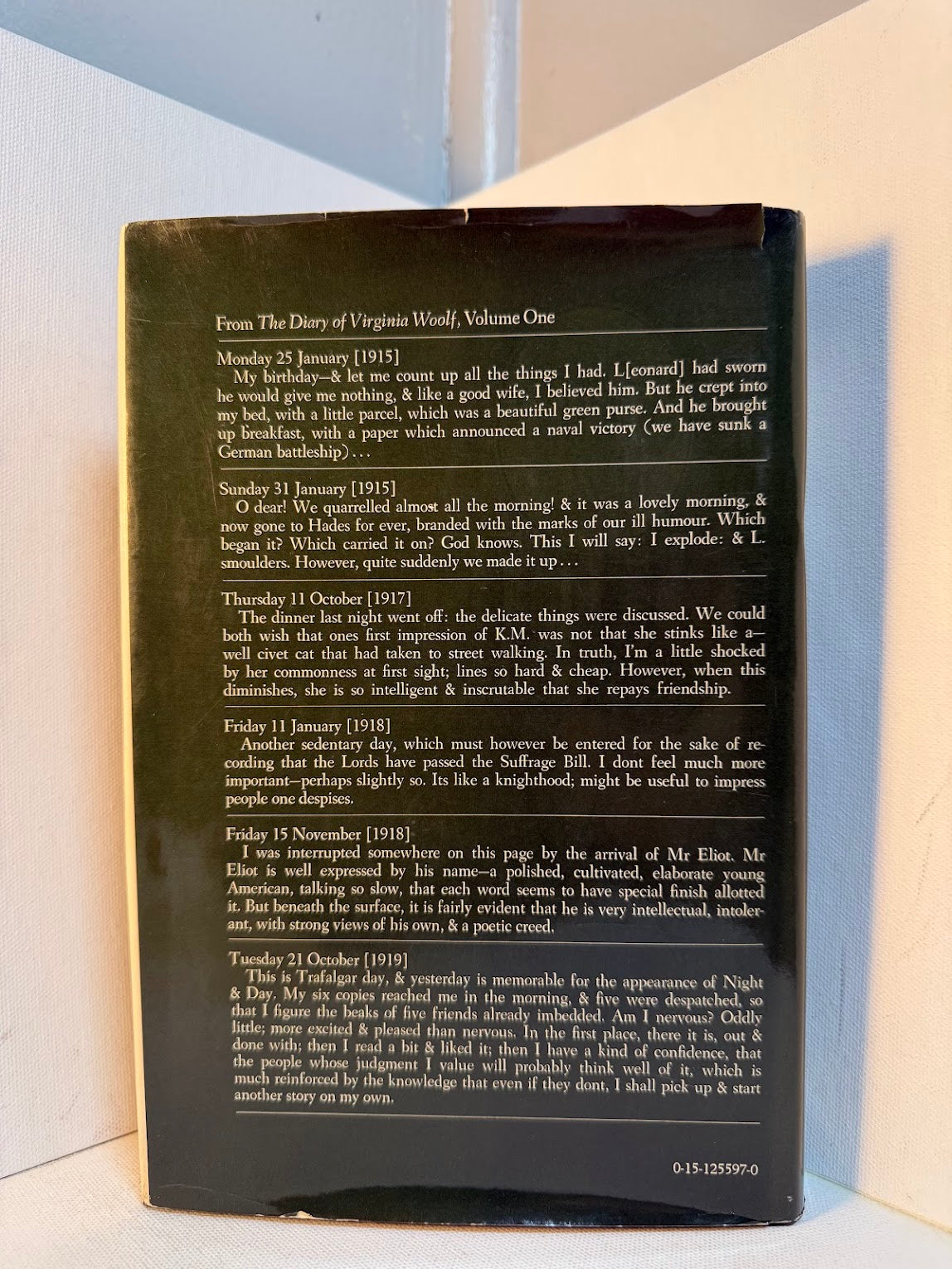 The Diary of Virginia Woolf Volume One