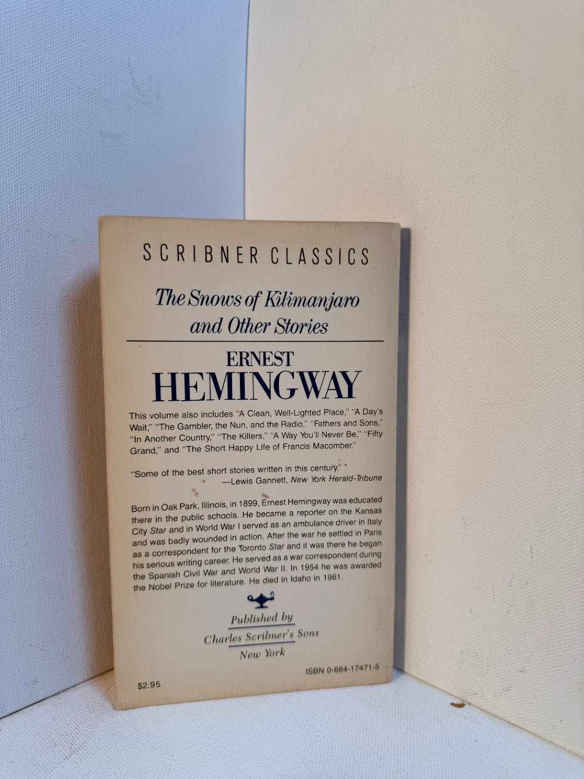 The Snows of Kilimanjaro and Other Stories by Ernest Hemingway