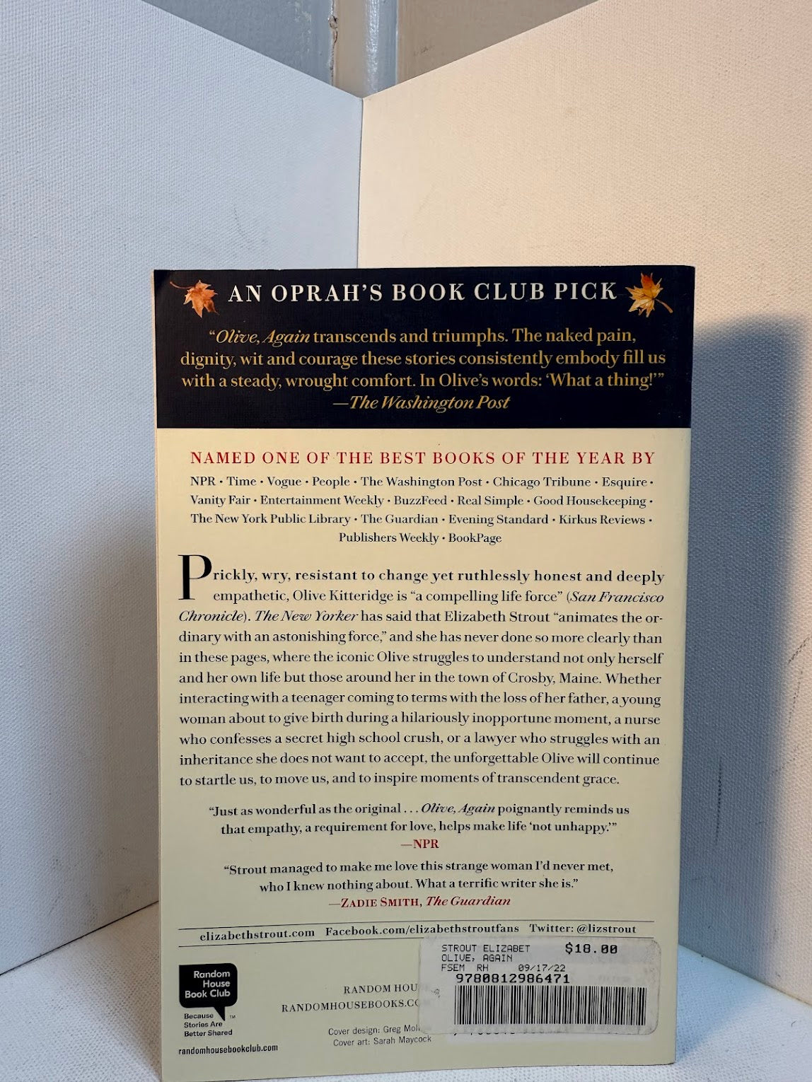 Olive, Again by Elizabeth Strout